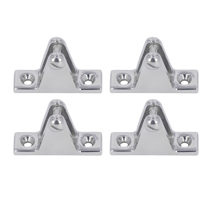 4 Piece Deck Hinge for Boat Top Mounting Accessories, Stainless