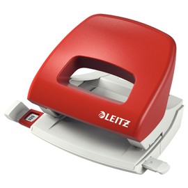 Leitz Esselte 50380025 NeXXt Hole Punch Capacity 16 Sheets Small Red
