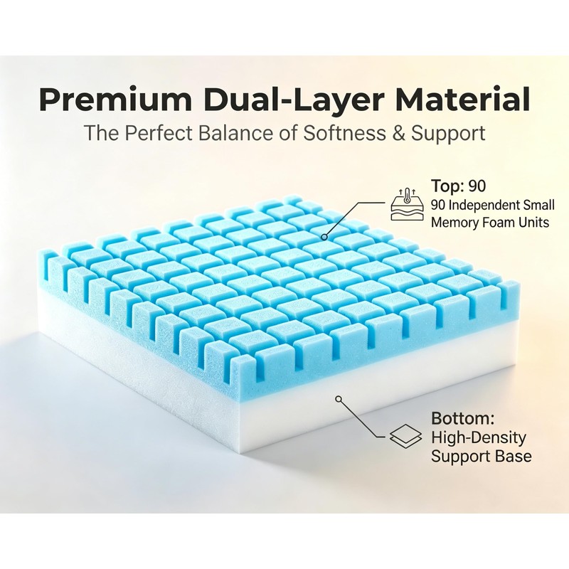 Keyboard Ventilation Seat Cushion with Innovation Heat Dissipation Design-90 Independent