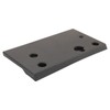 TRQ Front License Plate Bracket Black Compatible with 2018-2022 Alfa