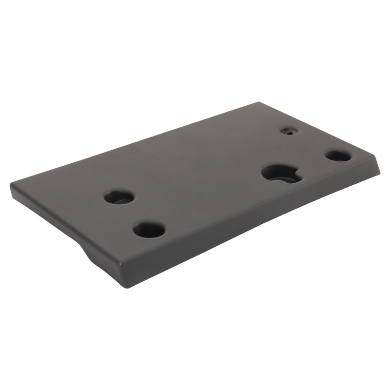 TRQ Front License Plate Bracket Black Compatible with 2018-2022 Alfa