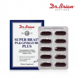 Dr. Brian's Super Brain PS & Ginkgo 800 Plus 30 Capsules / 닥터브라이언 슈퍼브레인 PS&징코 800 플러스 (30캡슐)