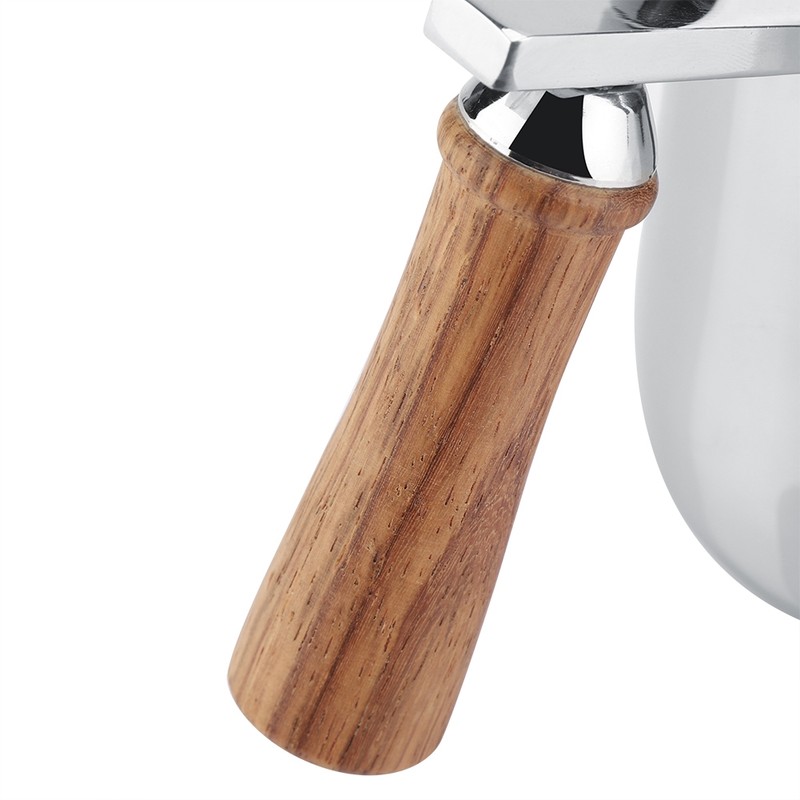 304 Stainless Steel Wooden Handle Drip Coffee Pot Long Gooseneck