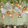 Jungle Safari Animal Party Decorations, 48 Hanging Spiral Streamers, Zoo