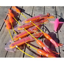 Lobo Lures SquidNation Billfish Edition Longtail Flippy Floppy Pakula Edition Marlin & Tuna Fishing Teaser Daisy Chain