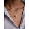 NÉCORA Dije/Collar Lobo De Origami En Plata Con Chapa de