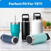 Bluwing Silicone Bottom Protectors for YETI Rambler Bottle 64 oz,