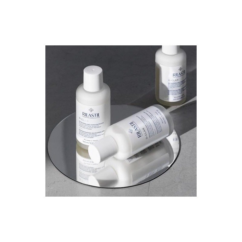 Rilastil D-Clar - Micropeeling Concentrado Facial, Exfoliante, Suavizante y Aclarante