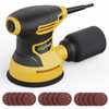 Narbell Orbital Sander 3.2A (380W), 14000RPM Max 6 Variable Speeds