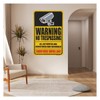 Tin Plate Sign Security Camera Surveillance Warning Store Sign Retro