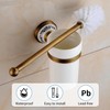 Toilet Brush with Holder for Bathroom Antique Bronze Wall Mounted