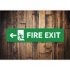 Fire Exit Sign - 6 x 24