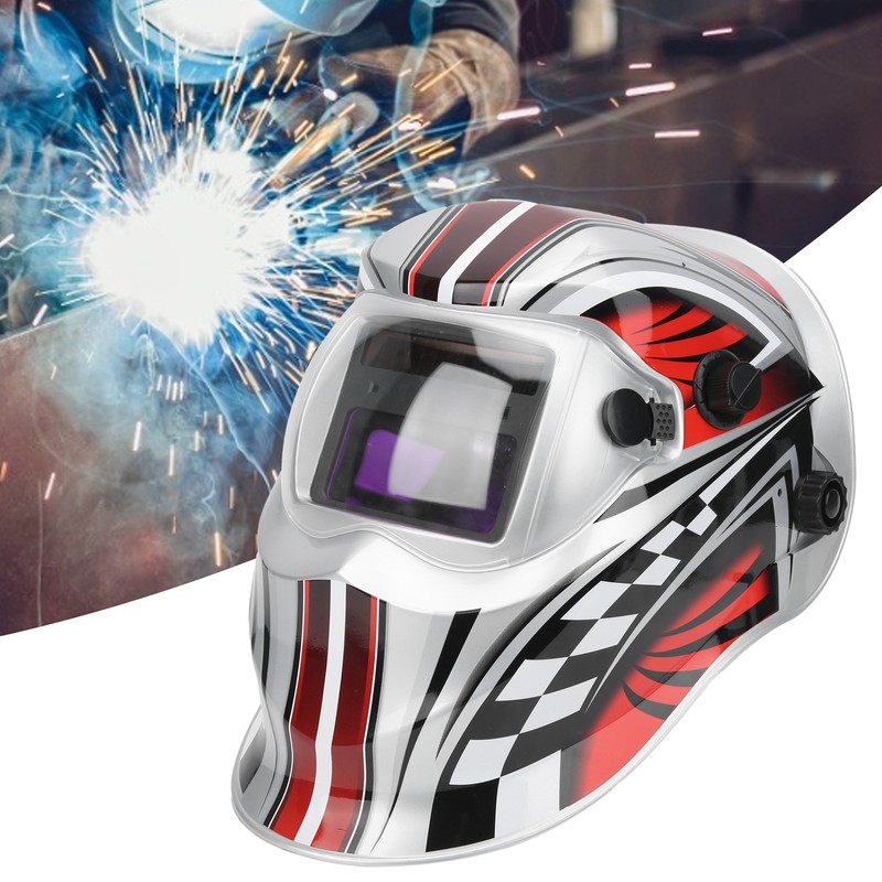 Welding Protective Helmet Automatic Dimming SolarPowered for Face Protection Accessories