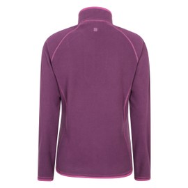 Mountain Warehouse Mountain Warehouse Montana Womens Microfleece - Breathable Ladies Sweater, Quick Drying Pullover, Warm Fleece Jacket, Half Zip - For Spring Summer, Travelling, Outdoors Berry Women's Size 14