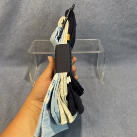 Gap Mens Cotton Crew Multi color Dress comfort soft Socks 3 Pairs Size - 6-12