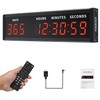 Digital Countdown Clock, LED Large Display Count Up/Count Down Timer,