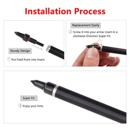 ELONG OUTDOOR Pack of 12 Archery Arrowheads Projectile Tips Stainless Steel Target Arrow Tips Hunting Tips 100 Grains Broadheads for Arrow and Bow