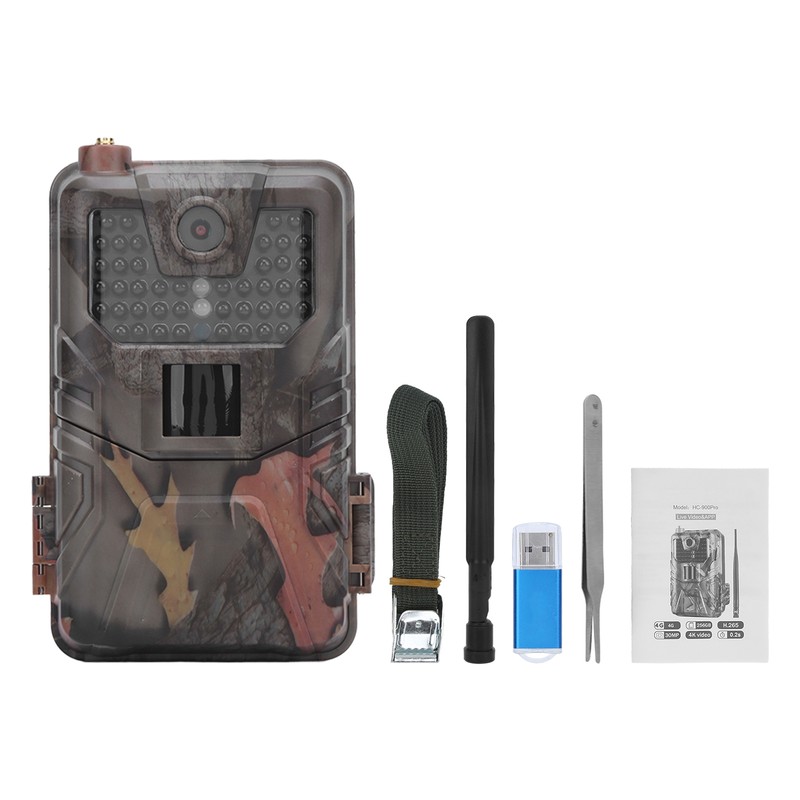 4K HD 30MP Outdoor Hunting Infrared Camera Waterproof 4G Trail
