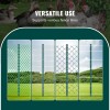 4 Feet Heavy-Duty Green Metal Fence Posts 10-Pack T-Post for