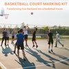 Basketball Court Stencil Kit for Concrete,Basketball Court Marking Kit