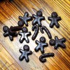 2-Pack Gingerbread Man Chocolate Molds Set - MoldFun Christmas Party