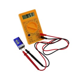 Hycy Digital Multimeter Electronic Tester 0.5" LCD Display AC/DC 750/1000V Amp Volt Ohm Tester Meter DT-830B
