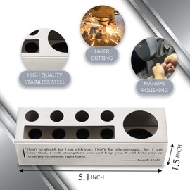 vizuzi Do Not Fear For I Am With You Bible Verses Scripture Pencil Holder, Isaiah 41 10 Gifts for Women, Men, Christian Prayer Workplace Office Desk Pencil Holders & Pen Holders Zgg16