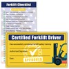 50-Pack Forklift Operator Safety Training Cards, Safety Card for Forklift
