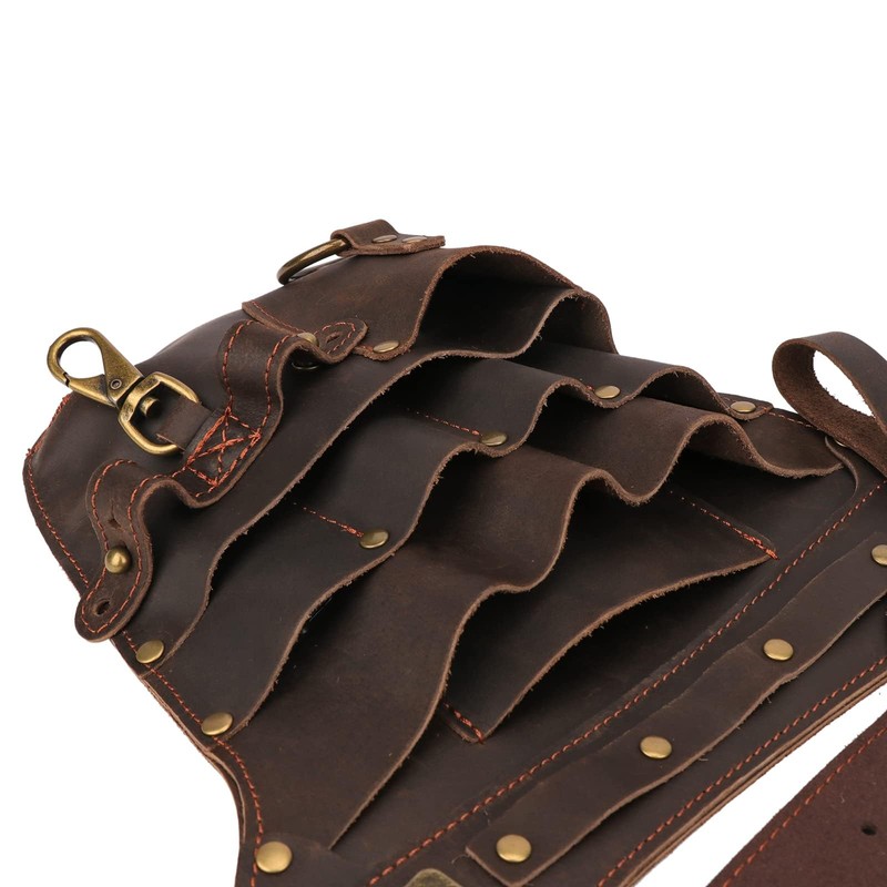 Tourbon Leather Garden Florist Tool Belt Utility Apron Tools Holster