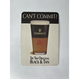 Guinness Lot of 6 Vintage Guinness Harp Half & Half All Irish Beverage Beer Bar Coaster