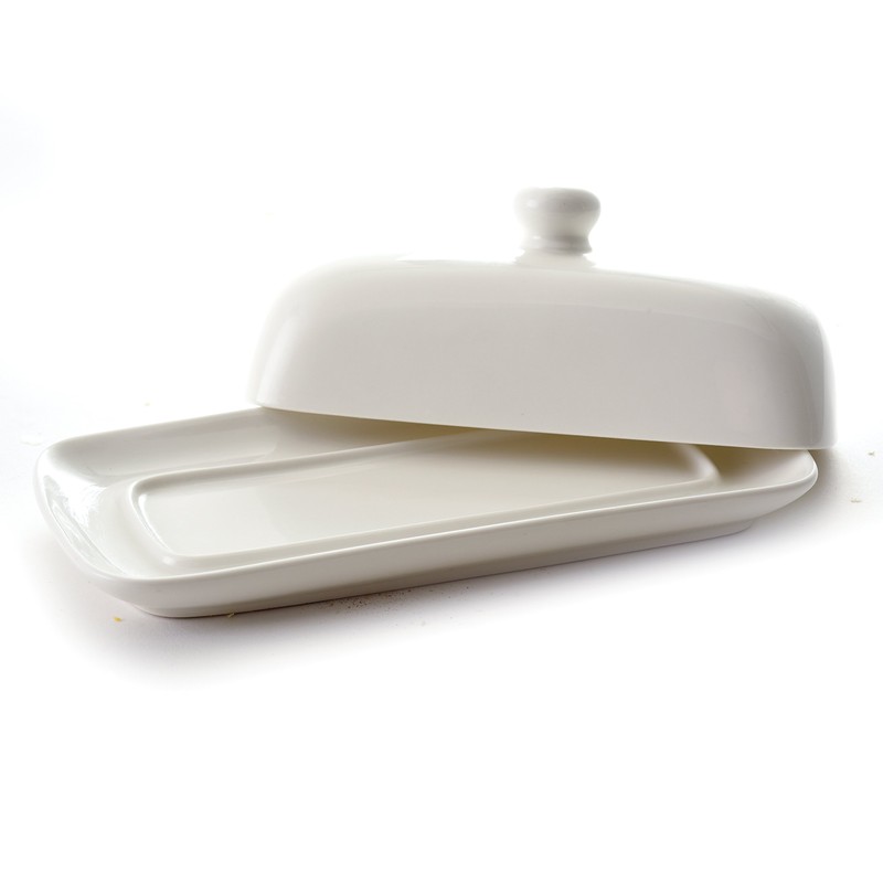 Norpro Porcelain Butter Dish with Lid