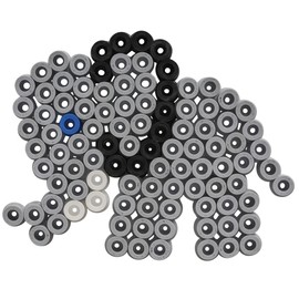 Hama Maxi beads & Pegboard Box | Approx. 600 beads, 1 Elephant Pegboard | Booklet with Printed Bead Designs, Instructions & Ironing Paper | Mosaic Decoration Arts & Craft for Creative Children Ages 5+