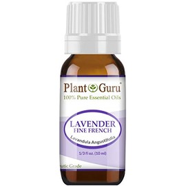 Lavender Essential Oil 10 ml (Fine French) 100% Pure Natural Undiluted Therapeutic Grade for Skin, Body and Hair Growth, Aromatherapy Diffuser, Great for Relaxation and Calming.