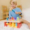 Melissa & Doug Deluxe Pounding Bench Wooden Preschool Learning Toy