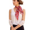 Prettystern 100% Silk Women's Men's Paisley Silk Scarf Summer Silk