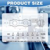 Duplex Clamp Rope Connector M2 Wire Rope Clamp 12 Pieces