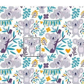 100% cotton fabric, children, children fabric by the metre, craft, sewing fabric, animal design, 100 x 160 cm 1 metre.