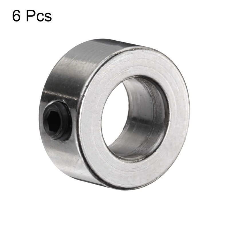 QUARKZMAN 6 Pieces 6 mm Wave Lock Collar T6 Trapezoidal
