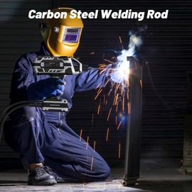 Faiuot E6013 Welding Rods 3/32'': 2.5LB 14'' Low-Carbon Steel Welding Electrodes for Light Metal Fabrication and Home Repairs with Easy Arc Start and Minimal Spatter, AC/DC Compatible