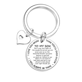 Nfyxcaz Inspirational Son Gifts To My Son Gifts from Mom Dad Son Graduation Gifts Christmas Birthday Gifts for Son Gifts for Adult Son