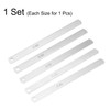 HARFINGTON 5 Blades Metric Steel Feeler Gauge Set, 0.4mm-0.6mm Thickness