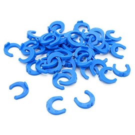 Blue Clip For Locking Quick Connect Fittings 1/4" Parts Water Filter / RO System- 50pack (50, 1/4")