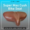 sixthreezero Bike Seat, Comfortable Bicycle Saddle Extra Large Wide Super
