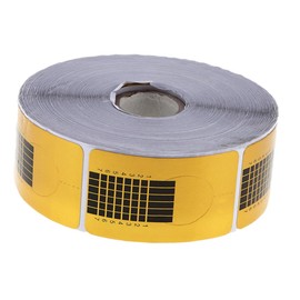 Healvian 1Roll Golden Square Nail Guide Stickers Nail Art Manicure Tool for Women with Markings Easy Application for Home Professional Use