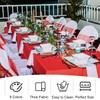 JALANCY 4 Pack Square Table Cloth 70x70 Inch Red Tablecloth