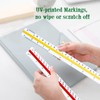 Architectural Scale Ruler, 12” Plastic Architect Scale, Triangular Ruler for
