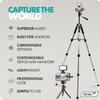 Movo uVlog-Interview Android Vlogging Kit for Interviews w/Full Tripod: USB-C