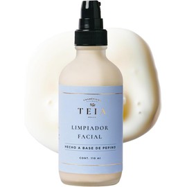 TEIA COSMETICOS Leche Desmaquillante 3 en 1 Limpia, Desmaquilla e Hidrata - Jojoba, argán, extracto de rosas. 110ml