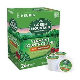 Keurig Coffee Pods K-Cups 16 / 18 / 22 / 24 Count Capsules ALL BRANDS / FLAVORS (24 Pods Green Mountain - Vermont Decaf)