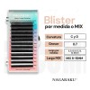 Blister Yy .07 Extensiones De Pestañas Nagaraku Hawaiano